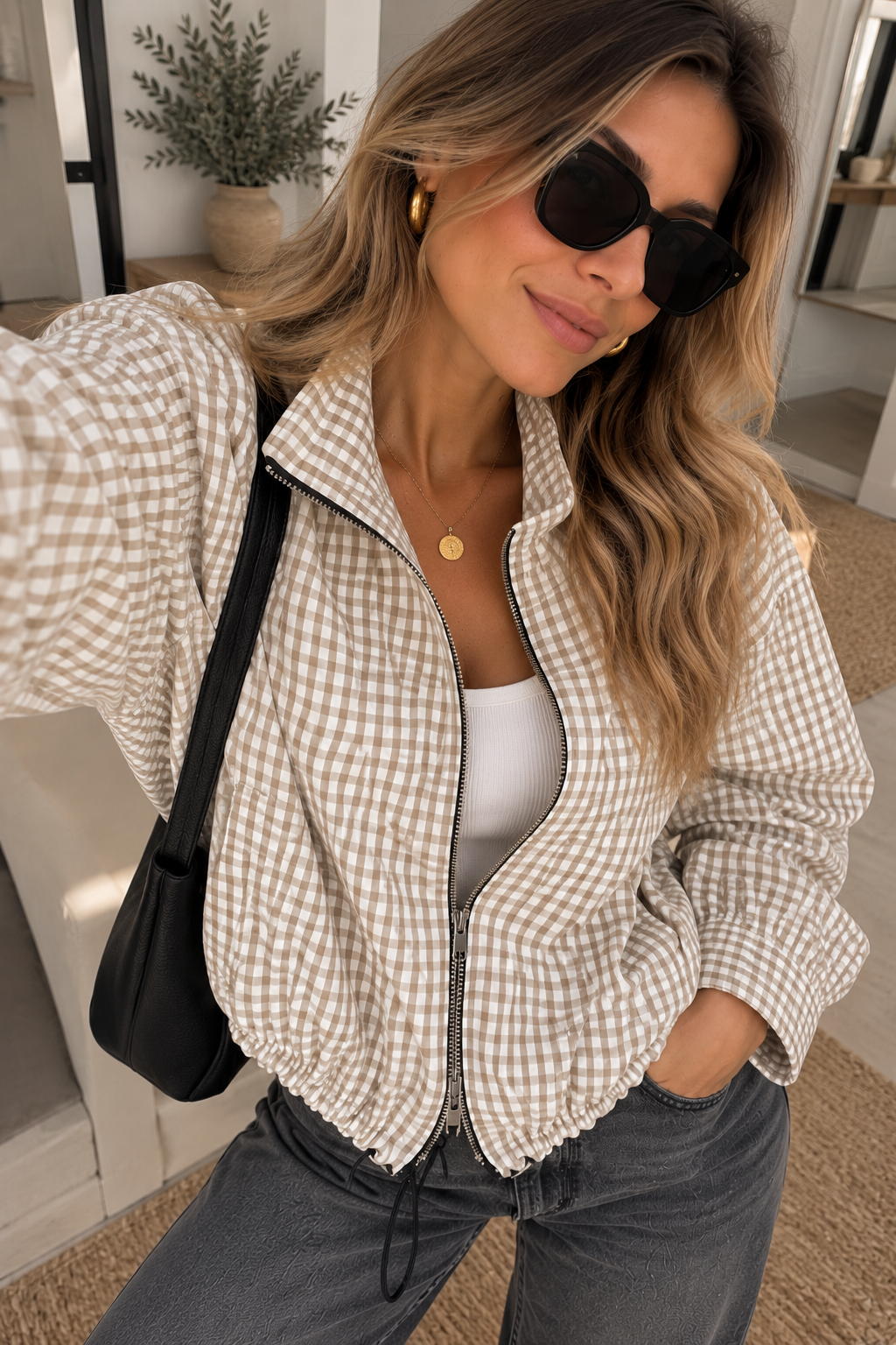Chaqueta cuadros