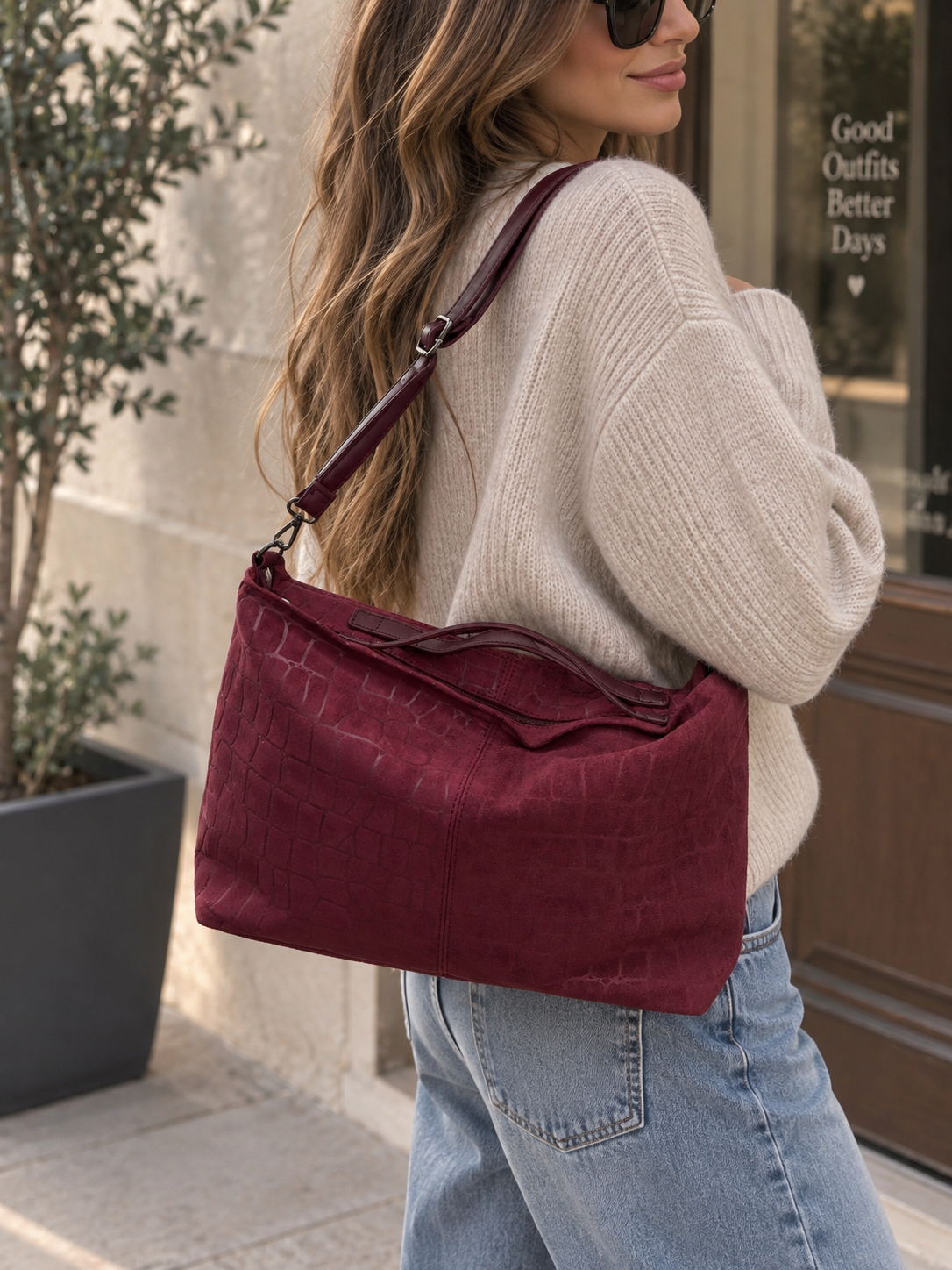 Bolso burdeos