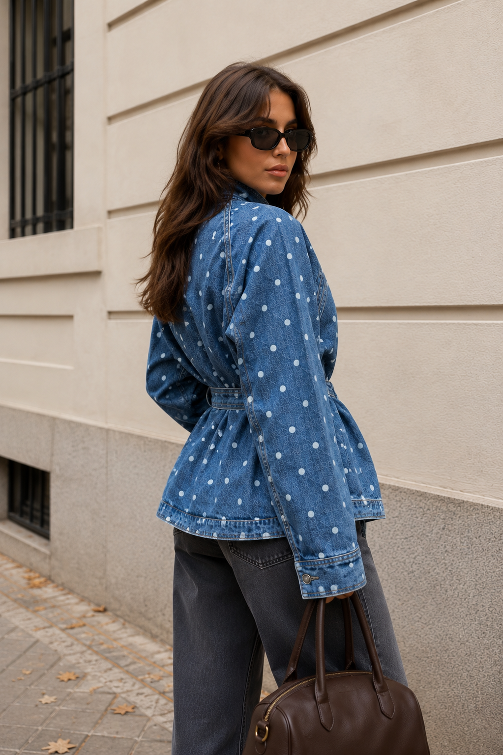 Chaqueta Tejana con topo