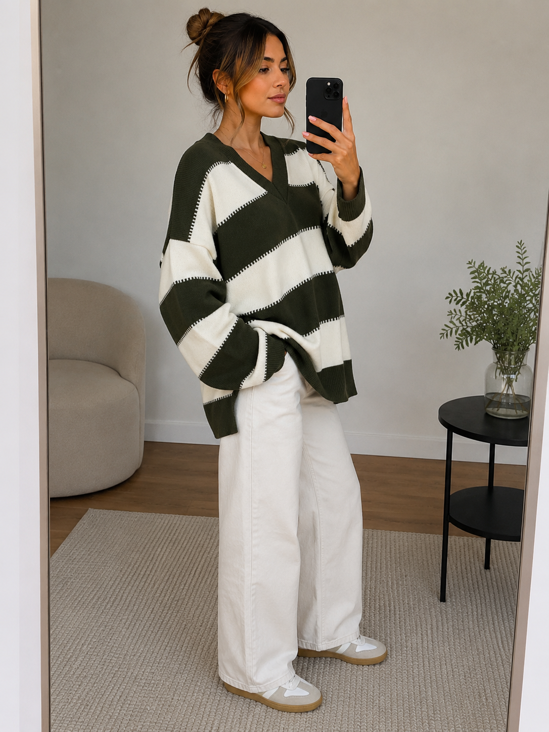 Jersey oversize kaki