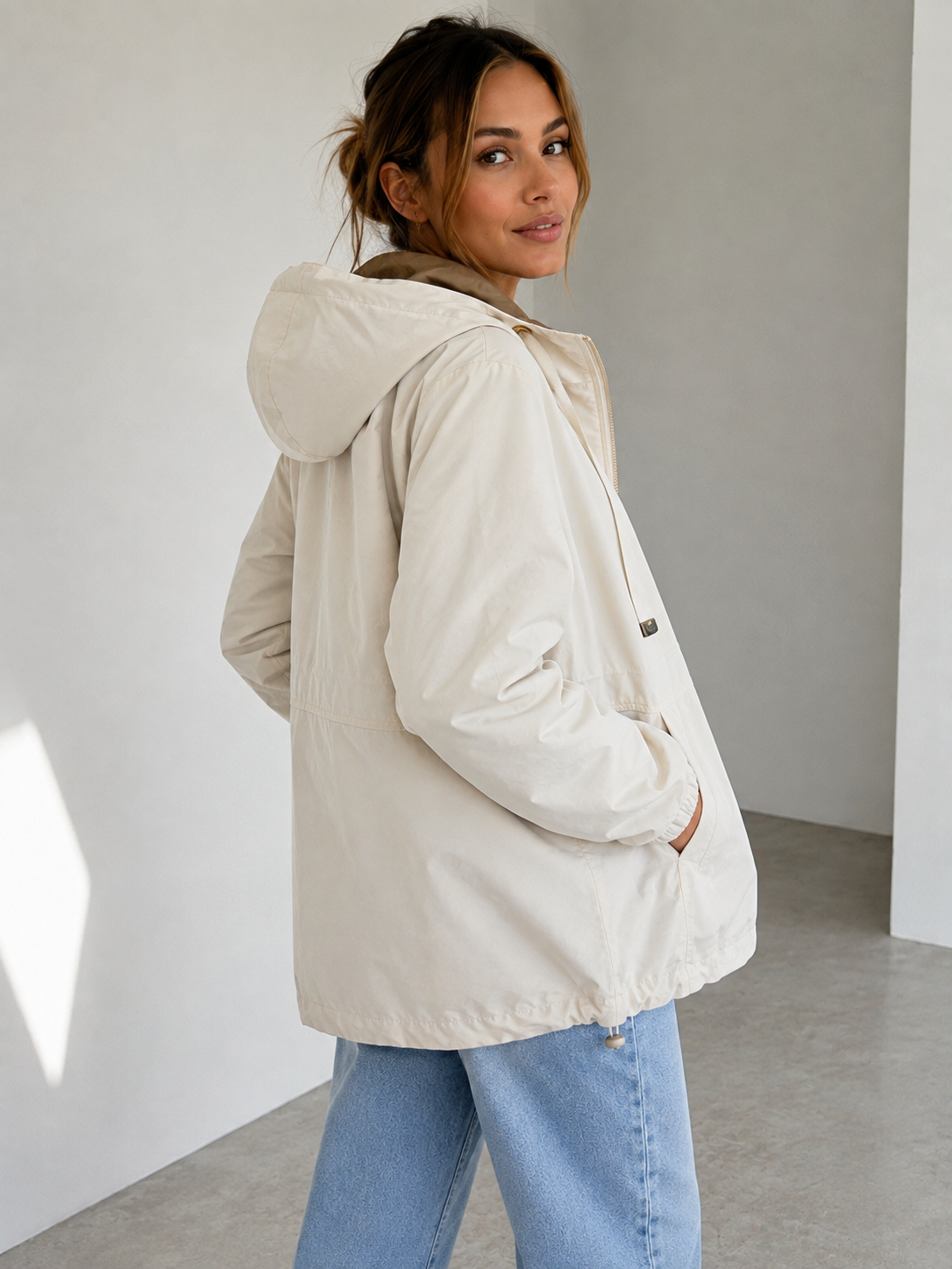 Parka reversible
