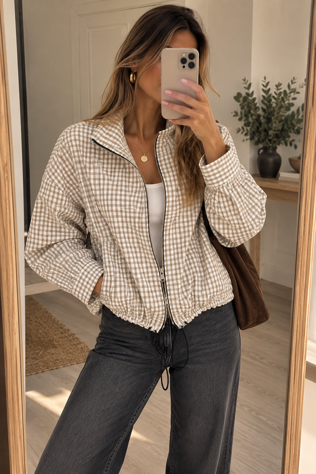 Chaqueta cuadros