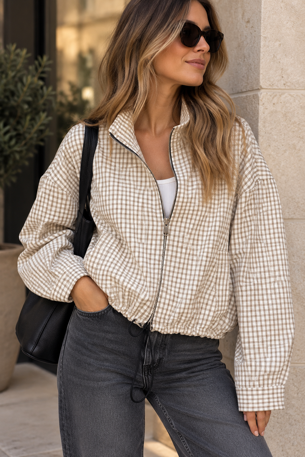 Chaqueta cuadros