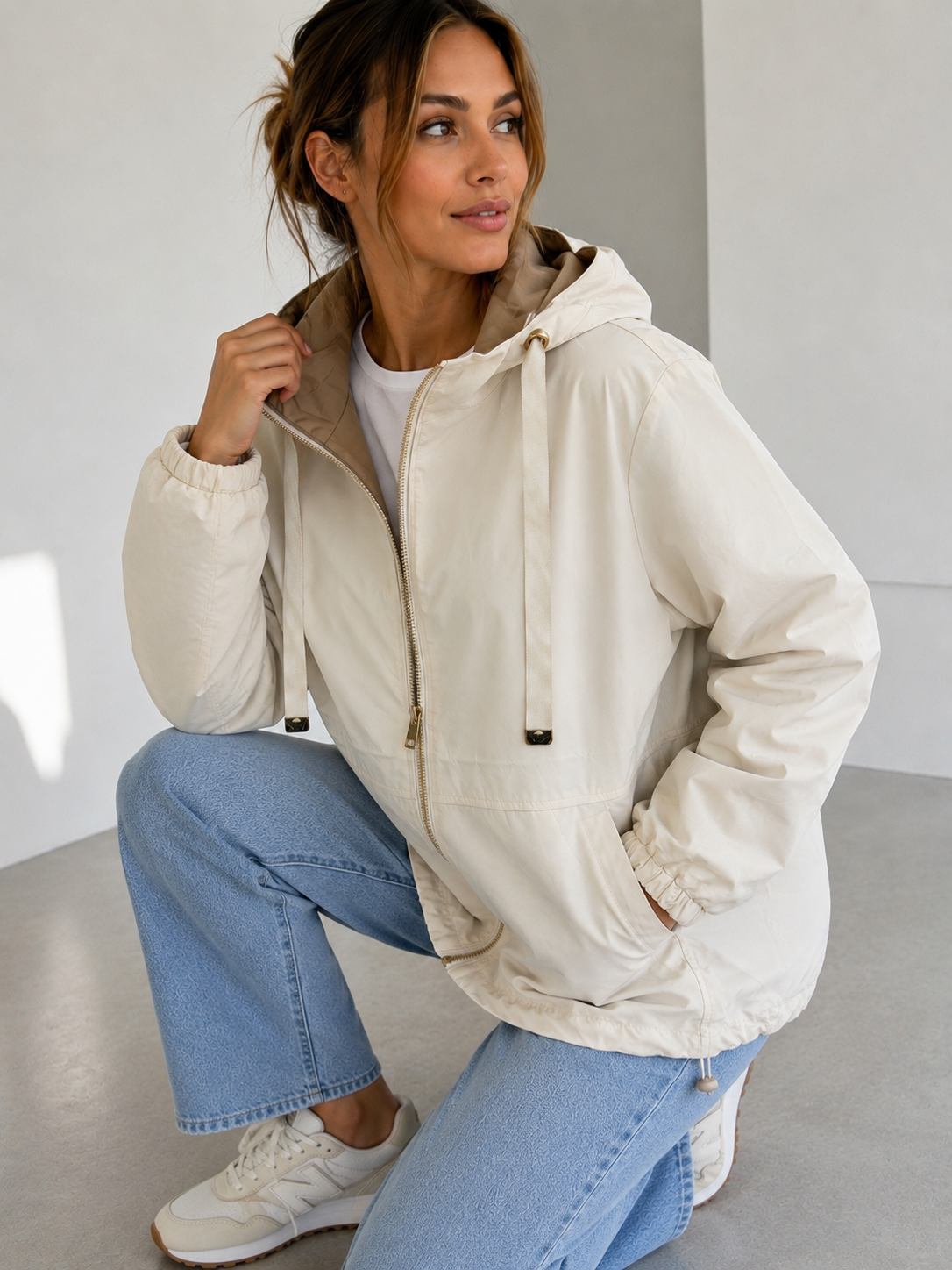 Parka reversible