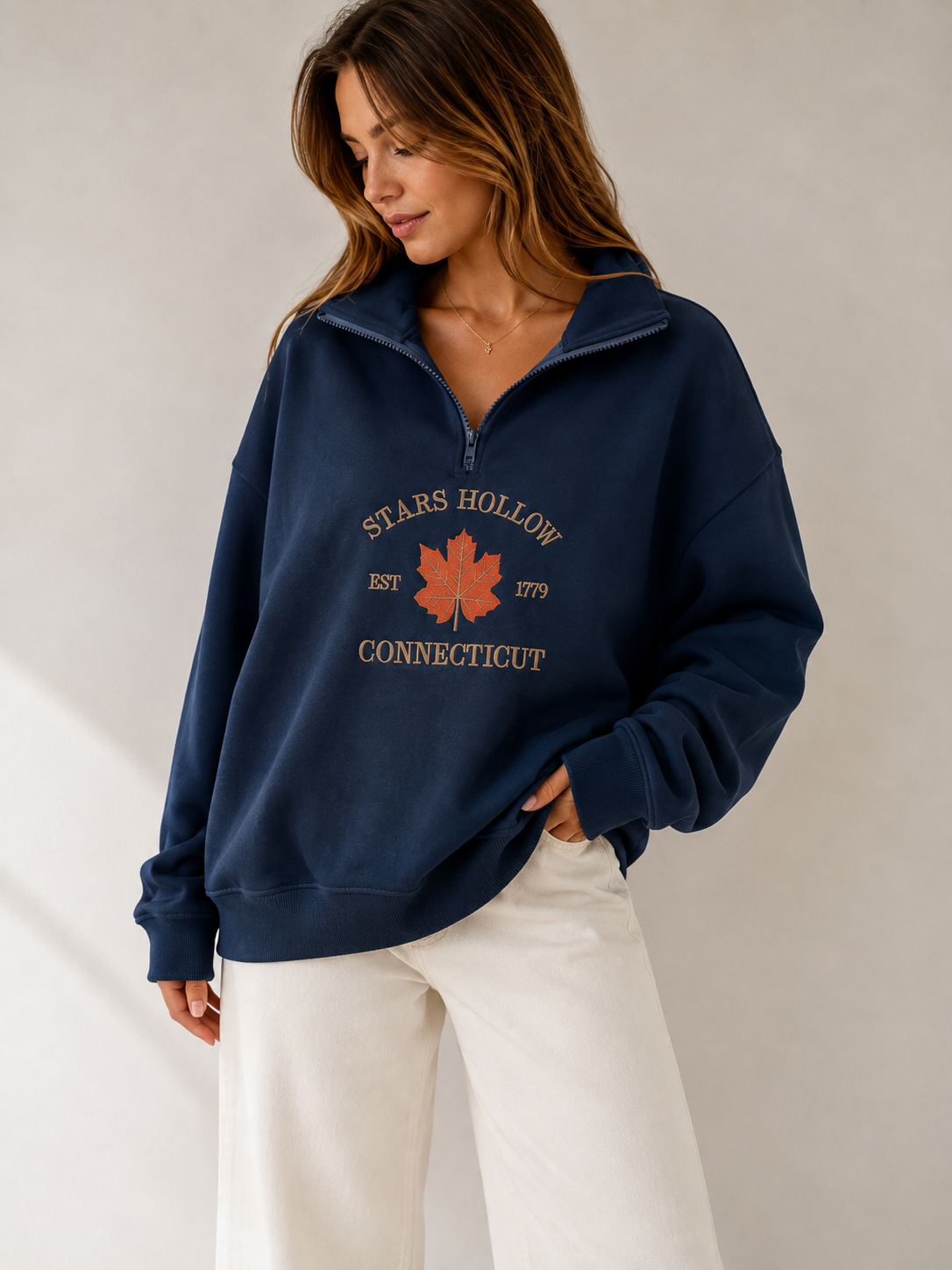 Sudadera Marino hoja