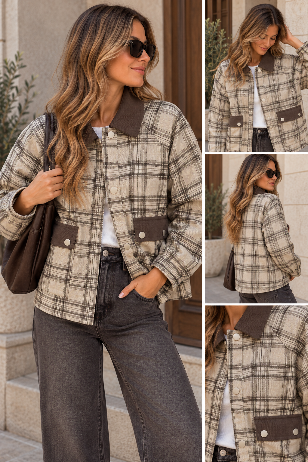 Chaqueta cuadros