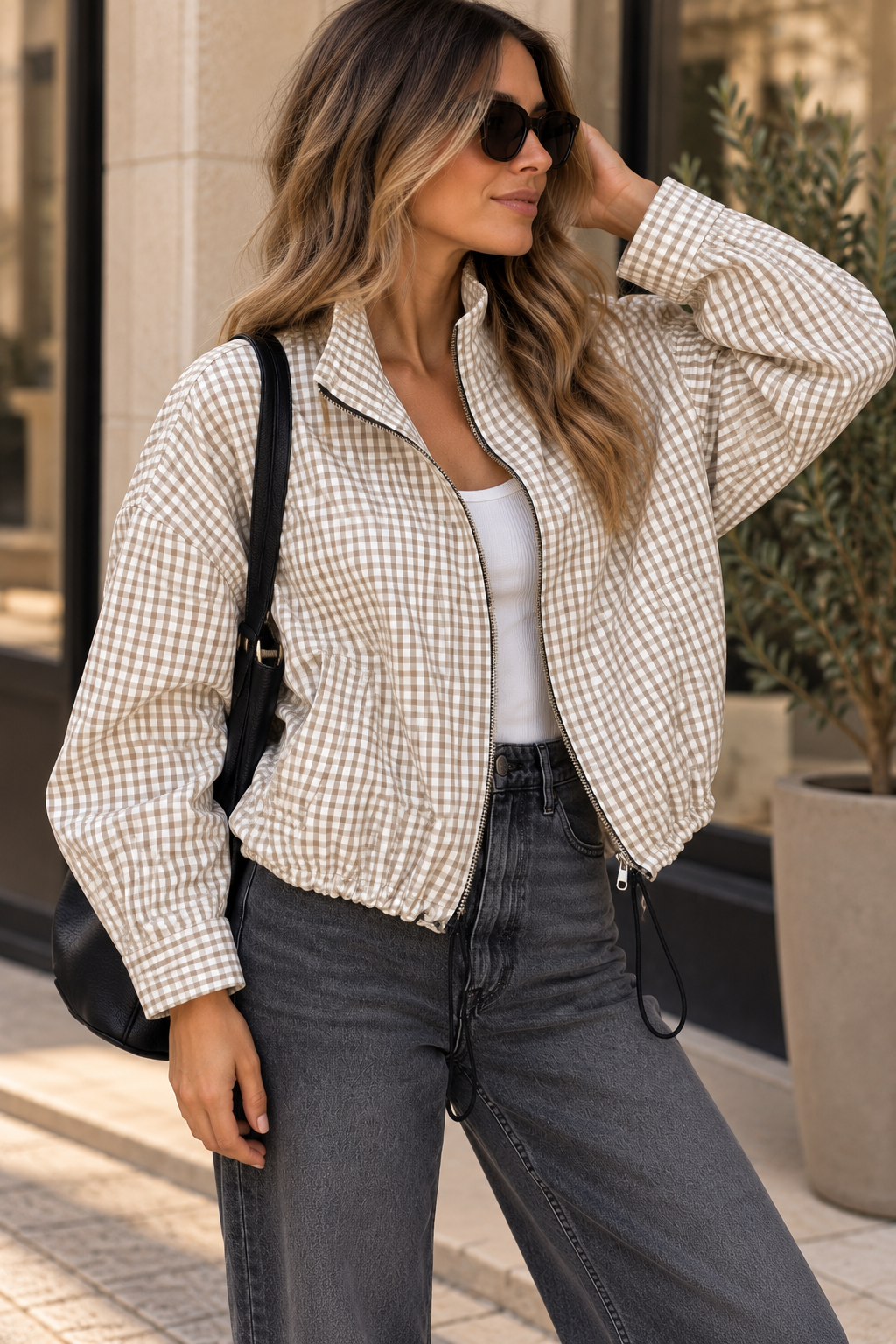 Chaqueta cuadros