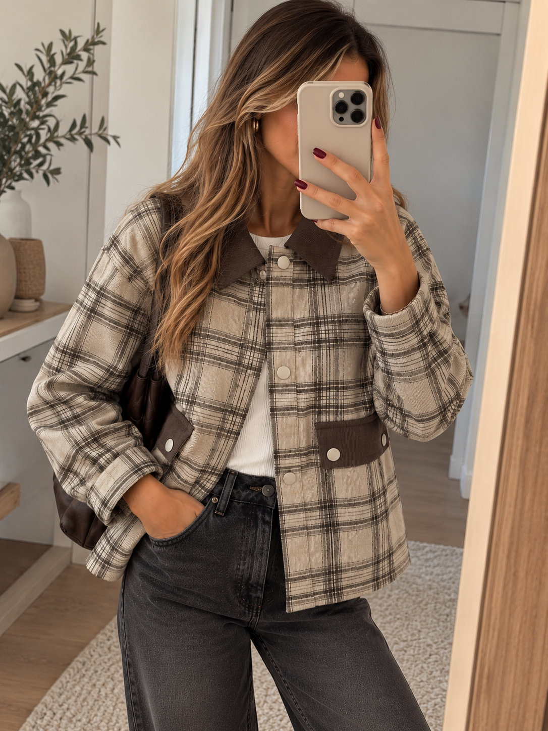 Chaqueta cuadros