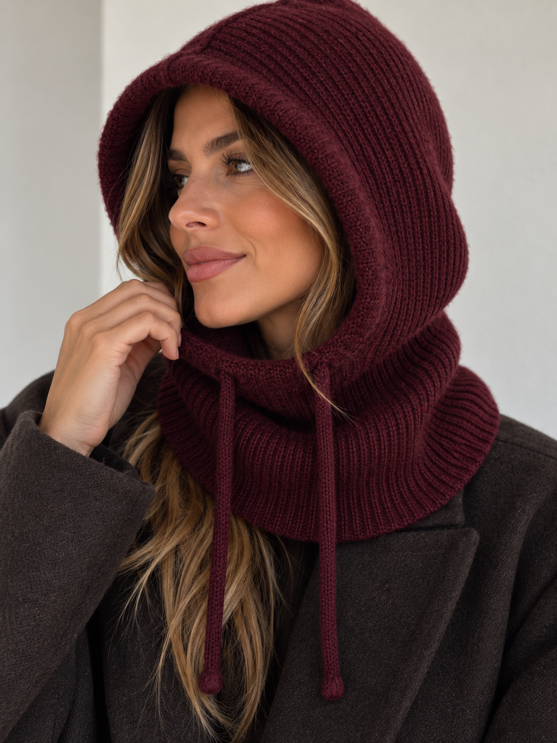 Balaclava burdeos
