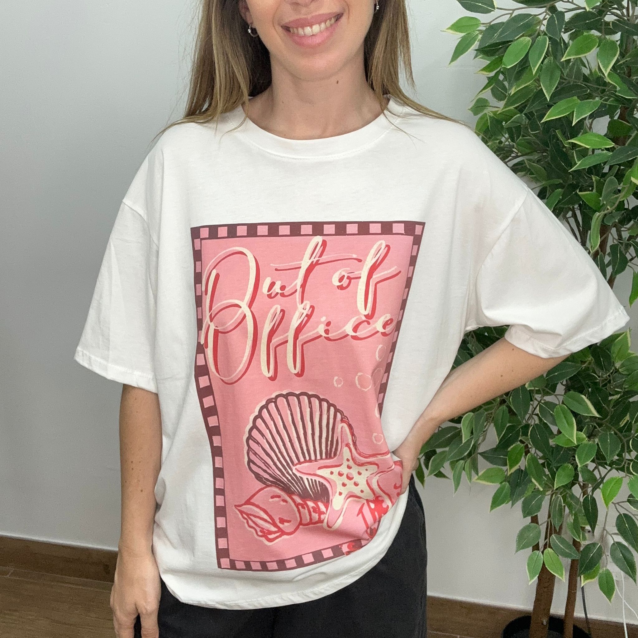 Camiseta Concha Rosa