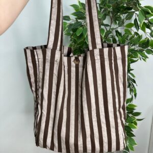 Bolsa tela choco rayas