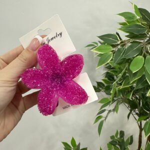 Pinza Flor Fucsia
