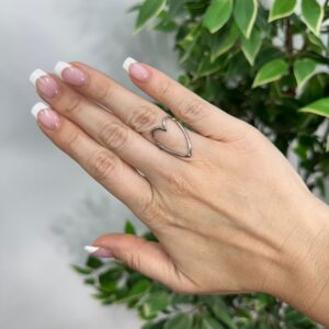 Anillo Corazón Plata