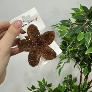Pinza Flor Choco