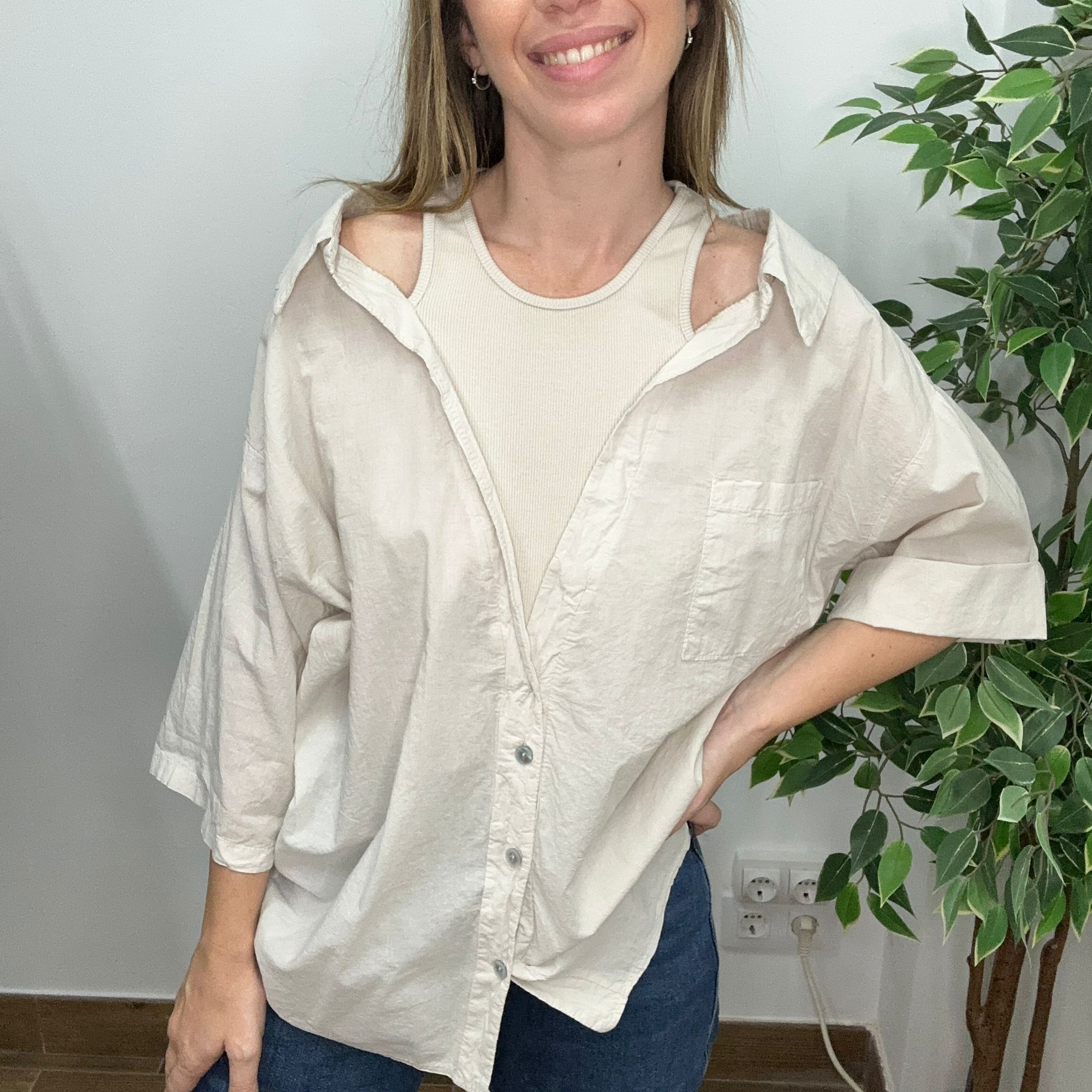 Camisa Sydney Beige