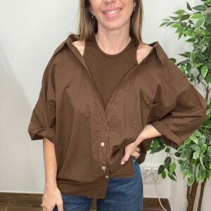 Camisa Sydney Choco